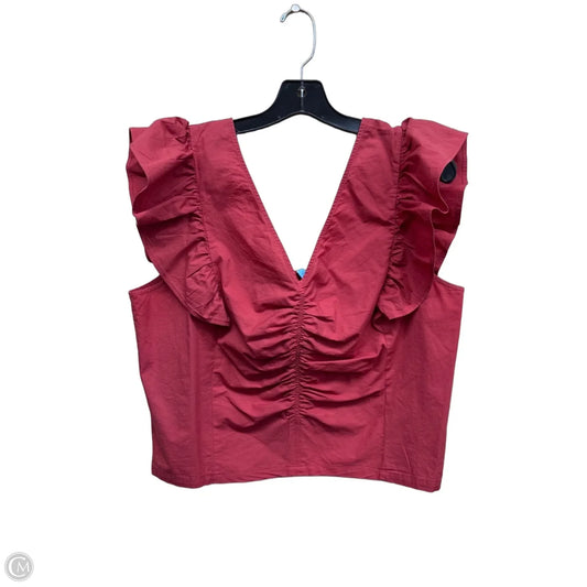 Top Short Sleeve By Rachel Roy In Red, Size: Xl