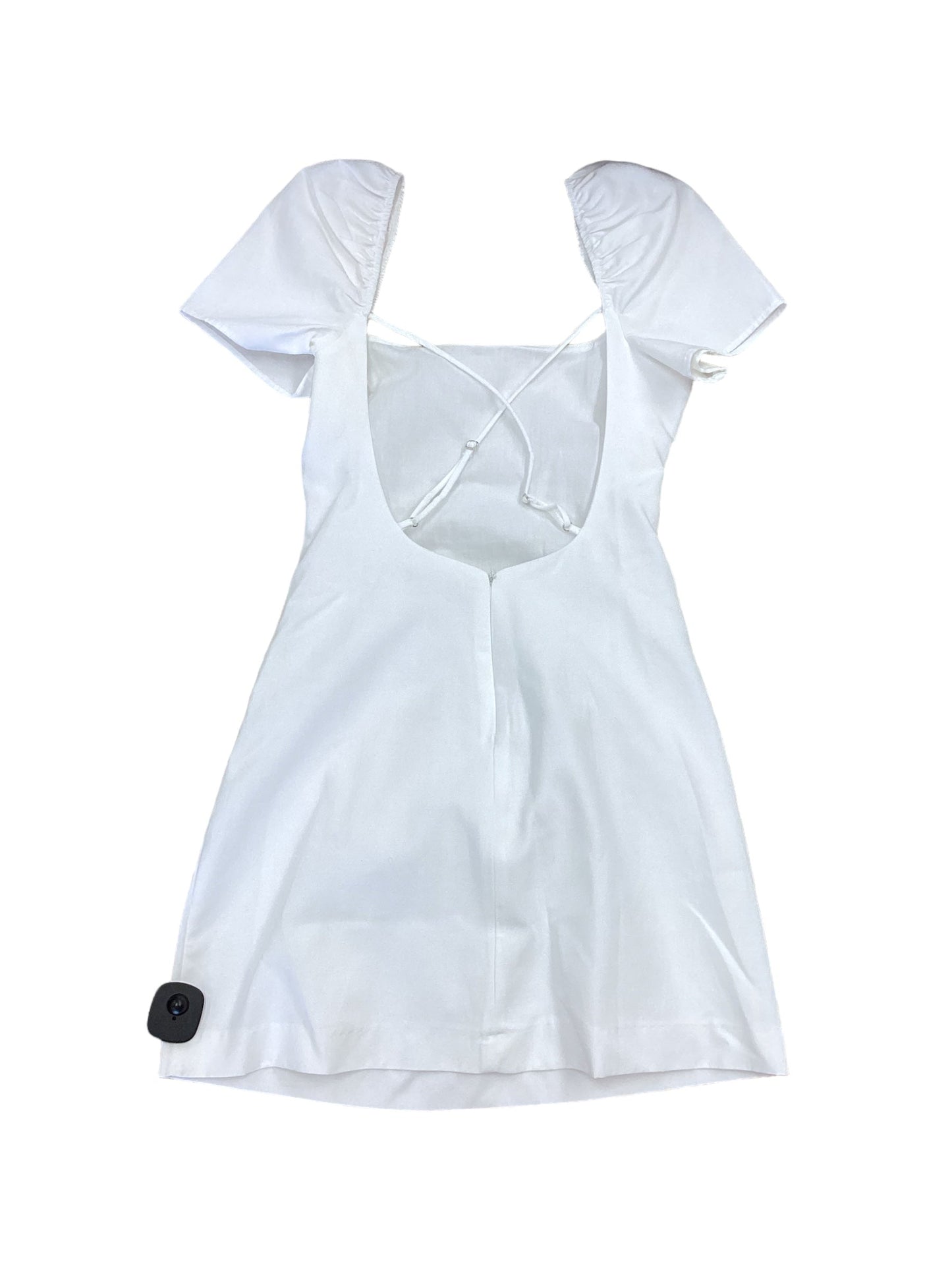 White Dress Casual Short Zara, Size S