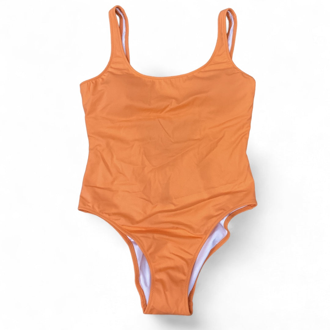 Orange Swimsuit Pink, Size M