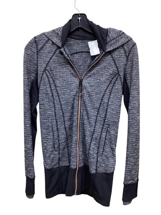 Athletic Jacket By Lululemon In Grey, Size: 4