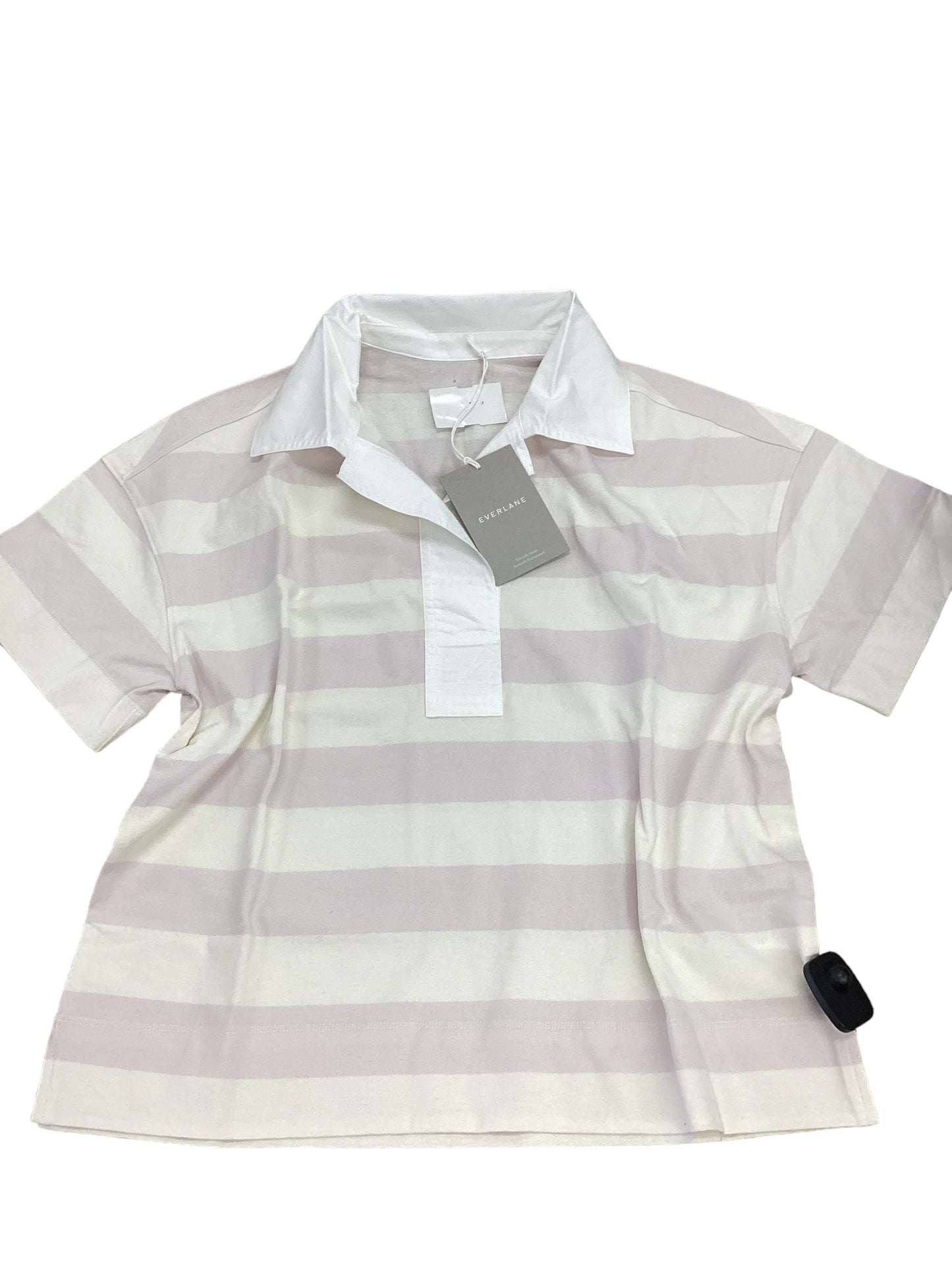 Top Short Sleeve By Everlane In Striped Pattern, Size: S