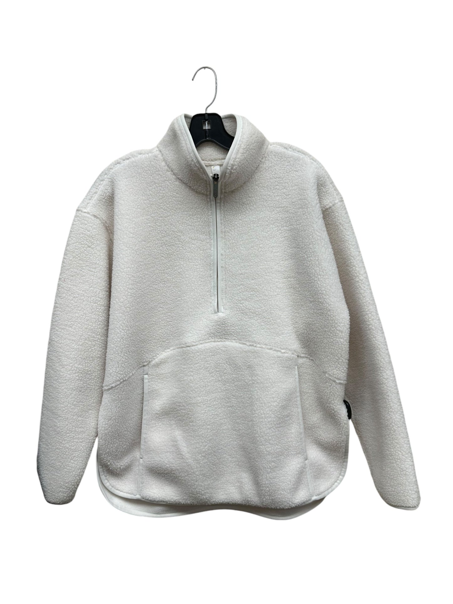 Sweatshirt Collar By Zella In White, Size: M