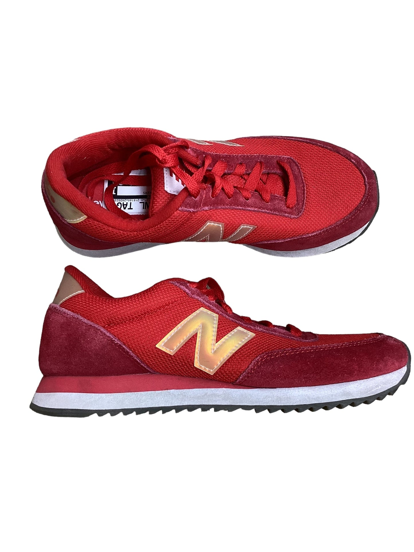 Shoes Sneakers By New Balance In Red, Size: 7