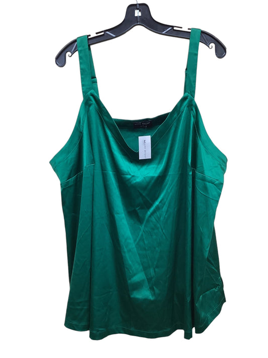 Top Sleeveless By Lane Bryant In Green, Size: 3x