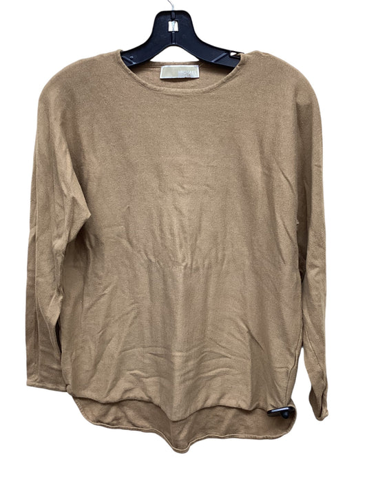 Top Long Sleeve By Michael By Michael Kors In Brown, Size: M