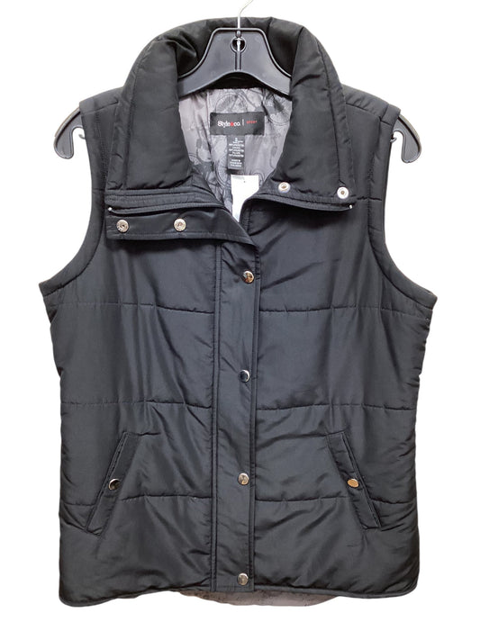 Vest Puffer & Quilted By Style And Company In Black, Size: S