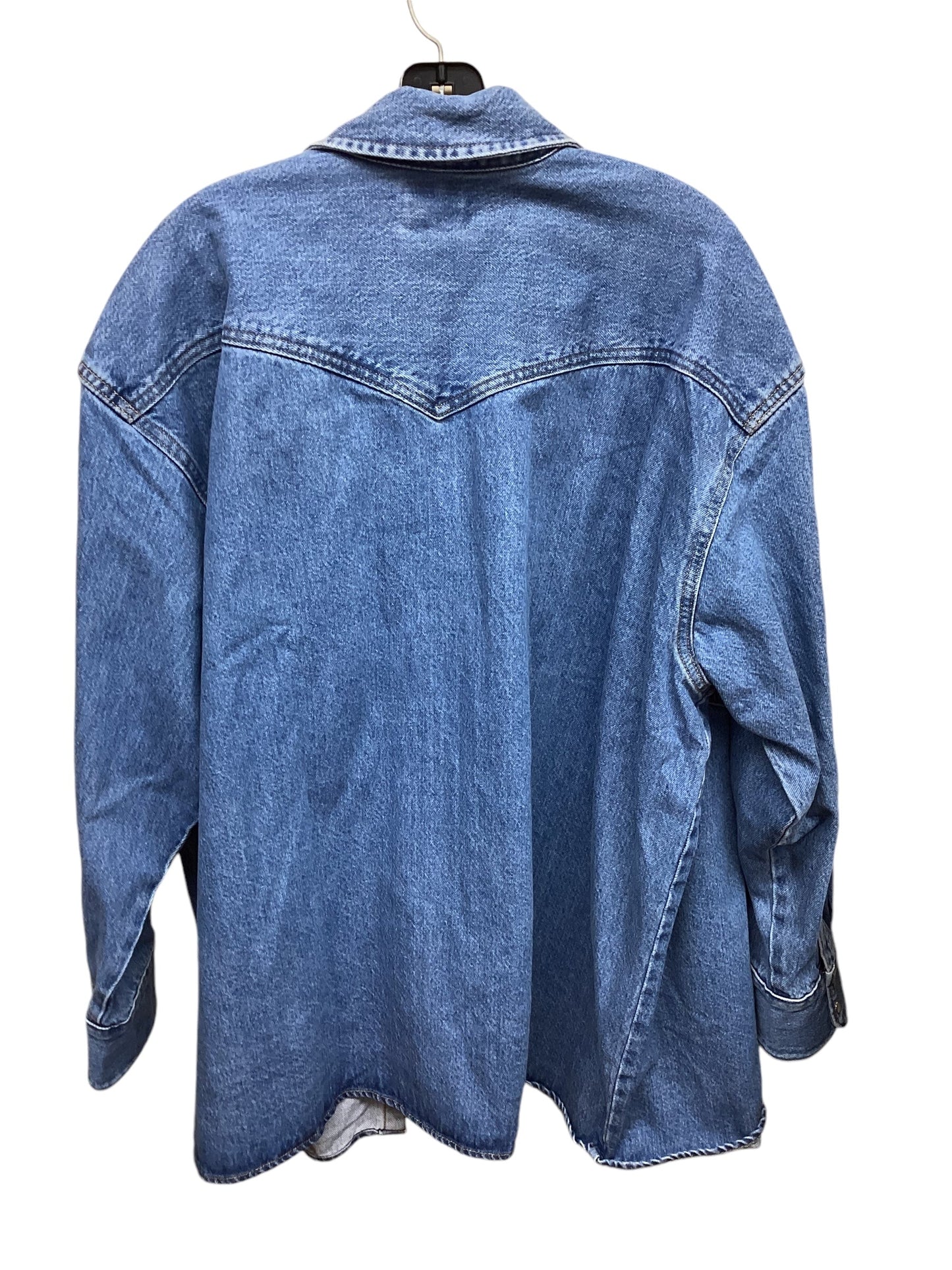 Jacket Denim By Levis In Blue Denim, Size: Xl