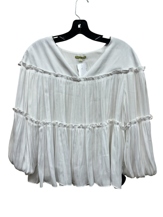 Top Long Sleeve By Gianni Bini In White, Size: M