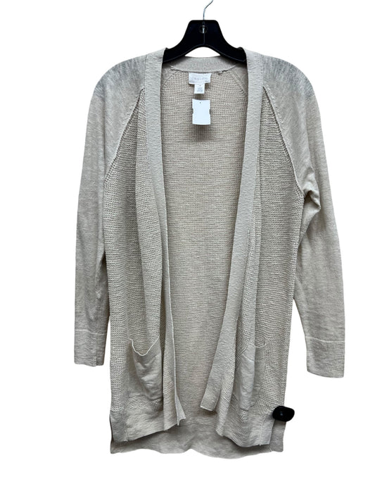 Sweater Cardigan By Caslon In Beige, Size: Xs