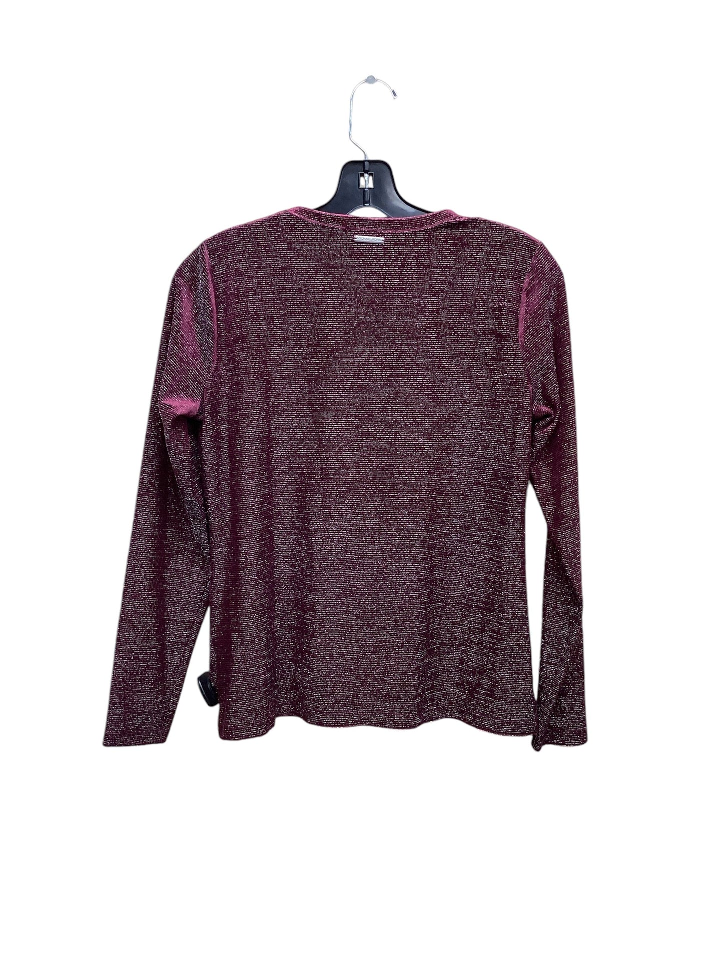 Top Long Sleeve By Michael By Michael Kors In Purple, Size: Sp