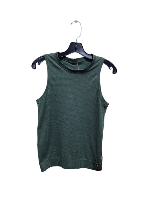 Athletic Tank Top By Lululemon In Green, Size: 4