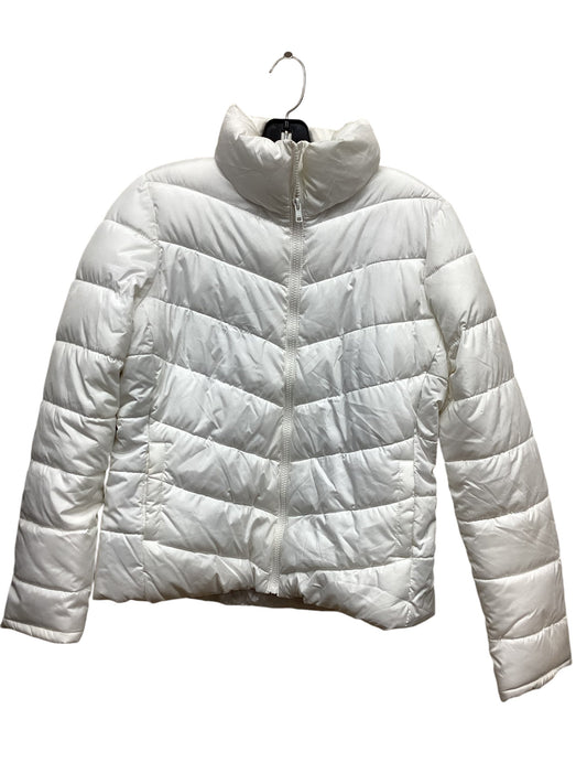 Jacket Puffer & Quilted By Old Navy In White, Size: S