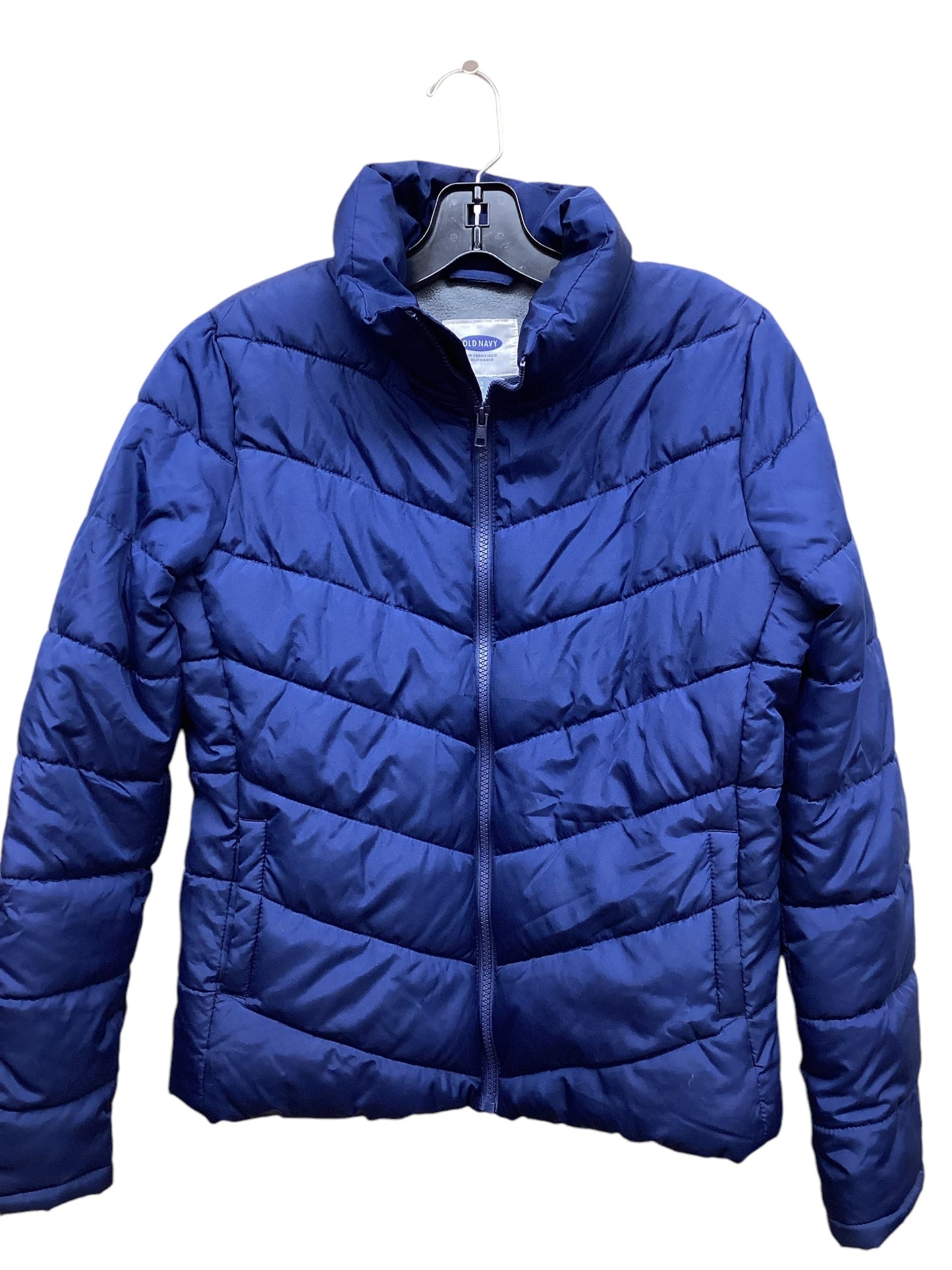 Jacket Puffer & Quilted By Old Navy In Blue, Size: S