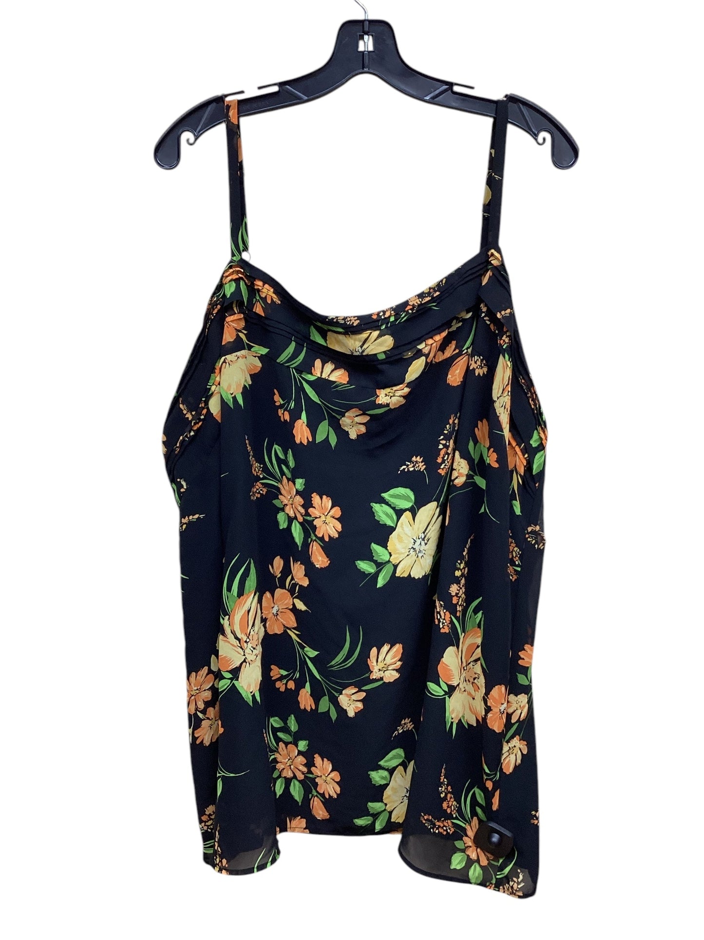 Top Sleeveless By Torrid In Floral Print, Size: 4x