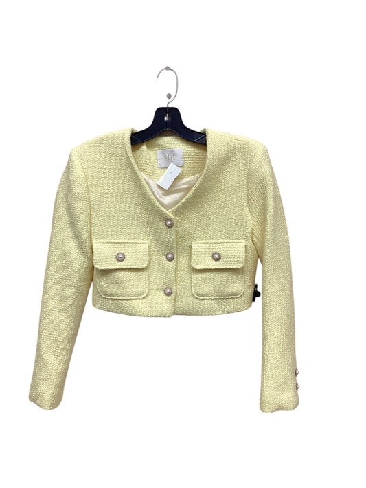 Blazer By Clothes Mentor In Yellow, Size: S