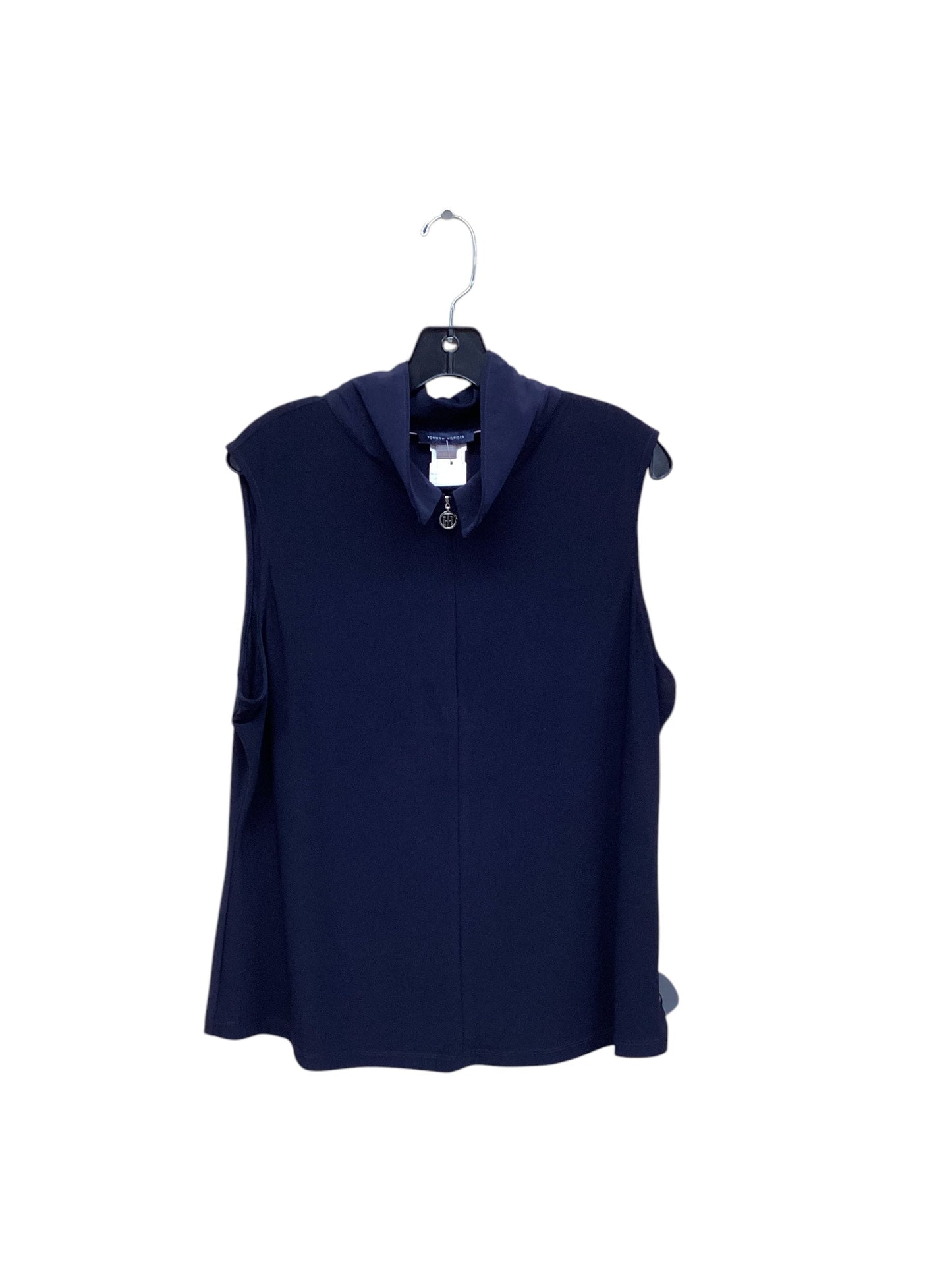 Top Sleeveless By Tommy Hilfiger In Navy, Size: Xl