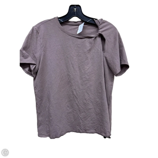 Athletic Top Short Sleeve By Lululemon In Mauve