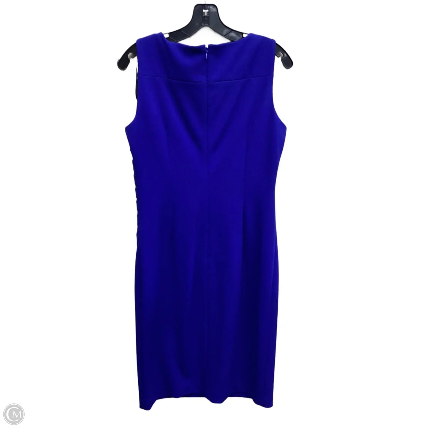 Dress Work By Calvin Klein In Blue, Size: 10