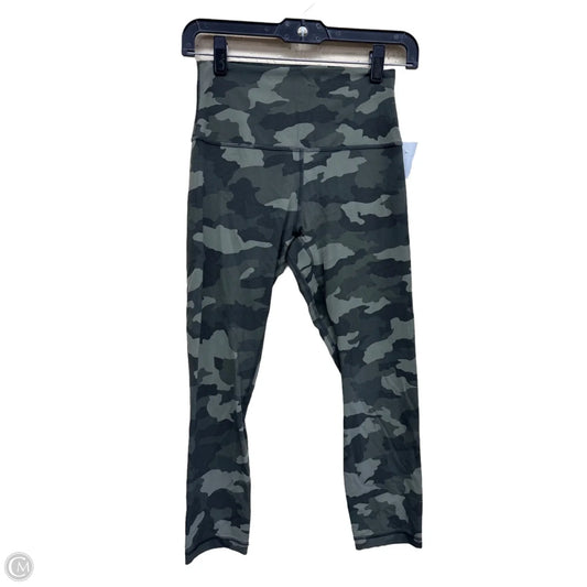 Athletic Leggings By Lululemon In Camouflage Print, Size: 6