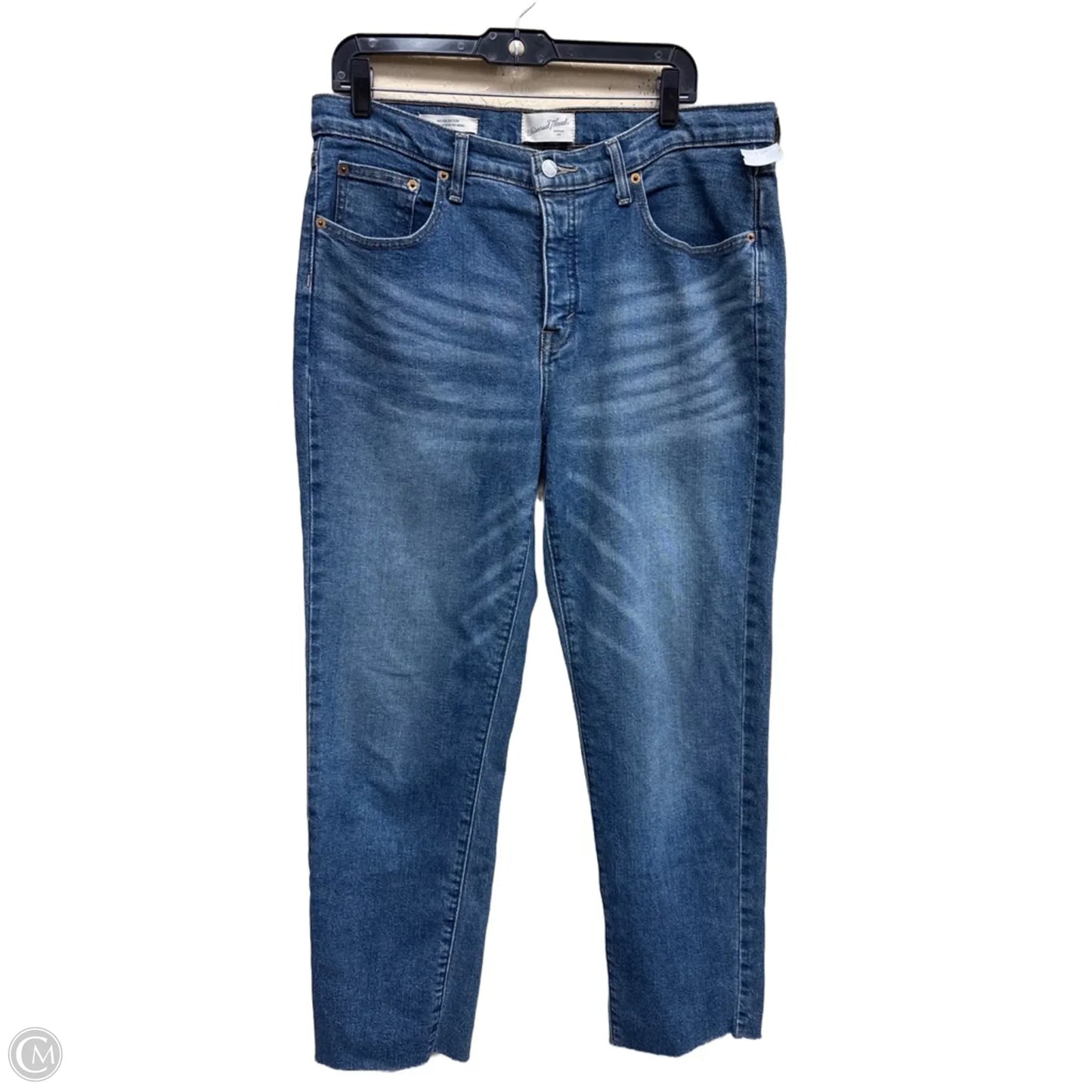 Jeans Straight By Universal Thread In Blue Denim, Size: 14