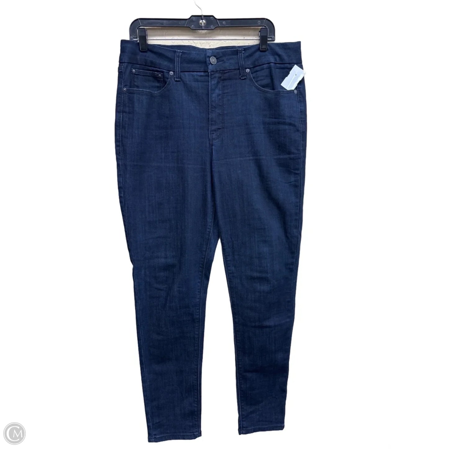 Jeans Skinny By Seven 7 In Blue Denim, Size: 14