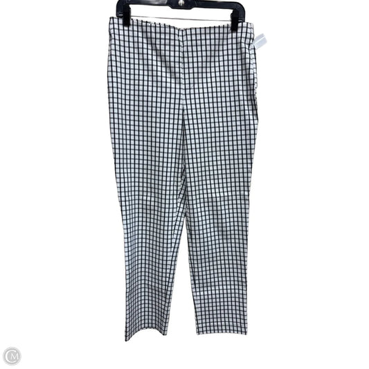 Pants Dress By Adrianna Papell In Checkered Pattern, Size: 14