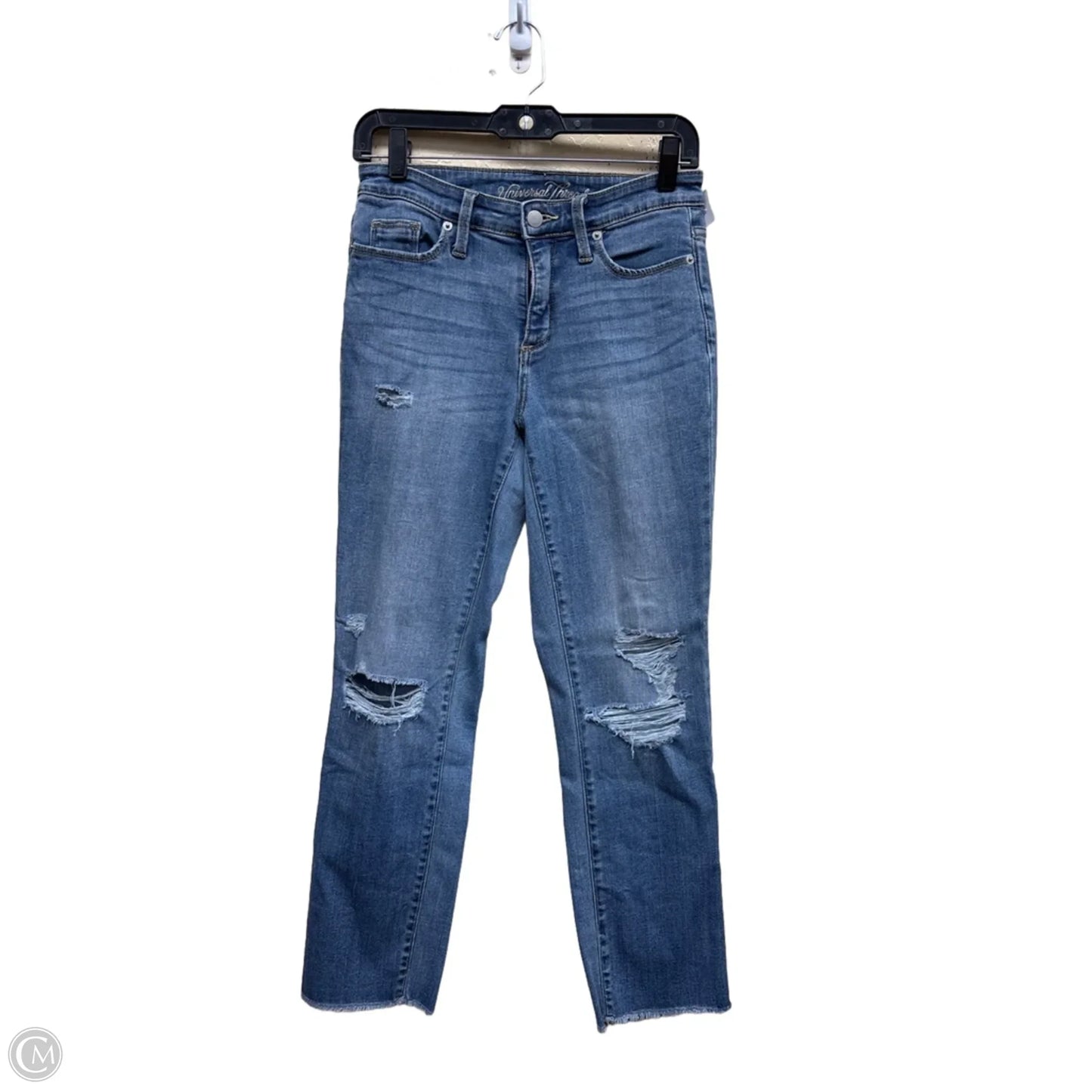 Jeans Straight By Universal Thread In Blue Denim, Size: 2