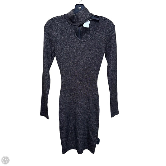 Dress Party Midi By Michael By Michael Kors In Black & Gold, Size: M