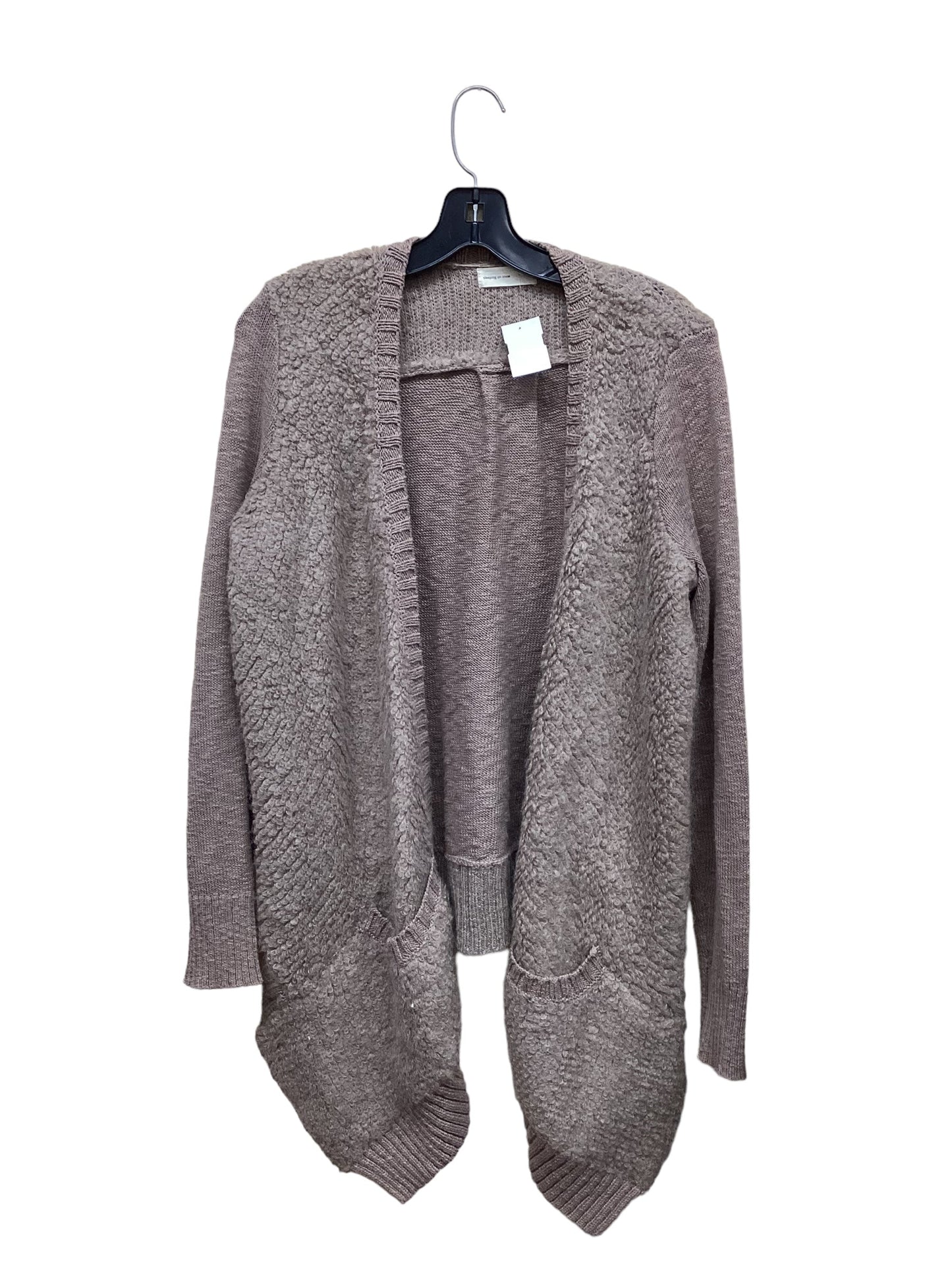 Sweater Cardigan By Sleeping On Snow In Brown, Size: M