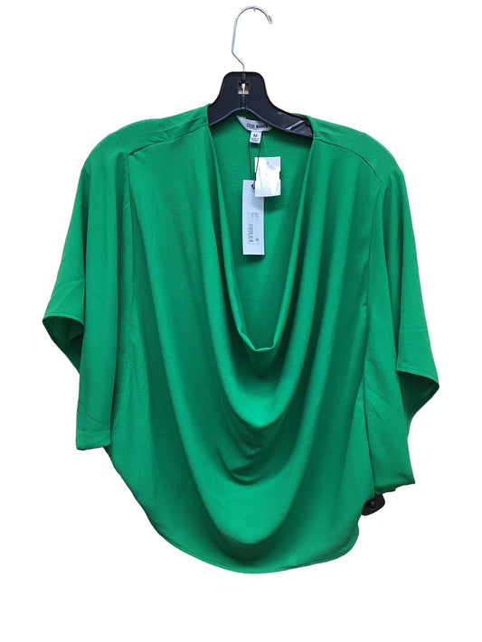 Top Short Sleeve By Steve Madden In Green, Size: M