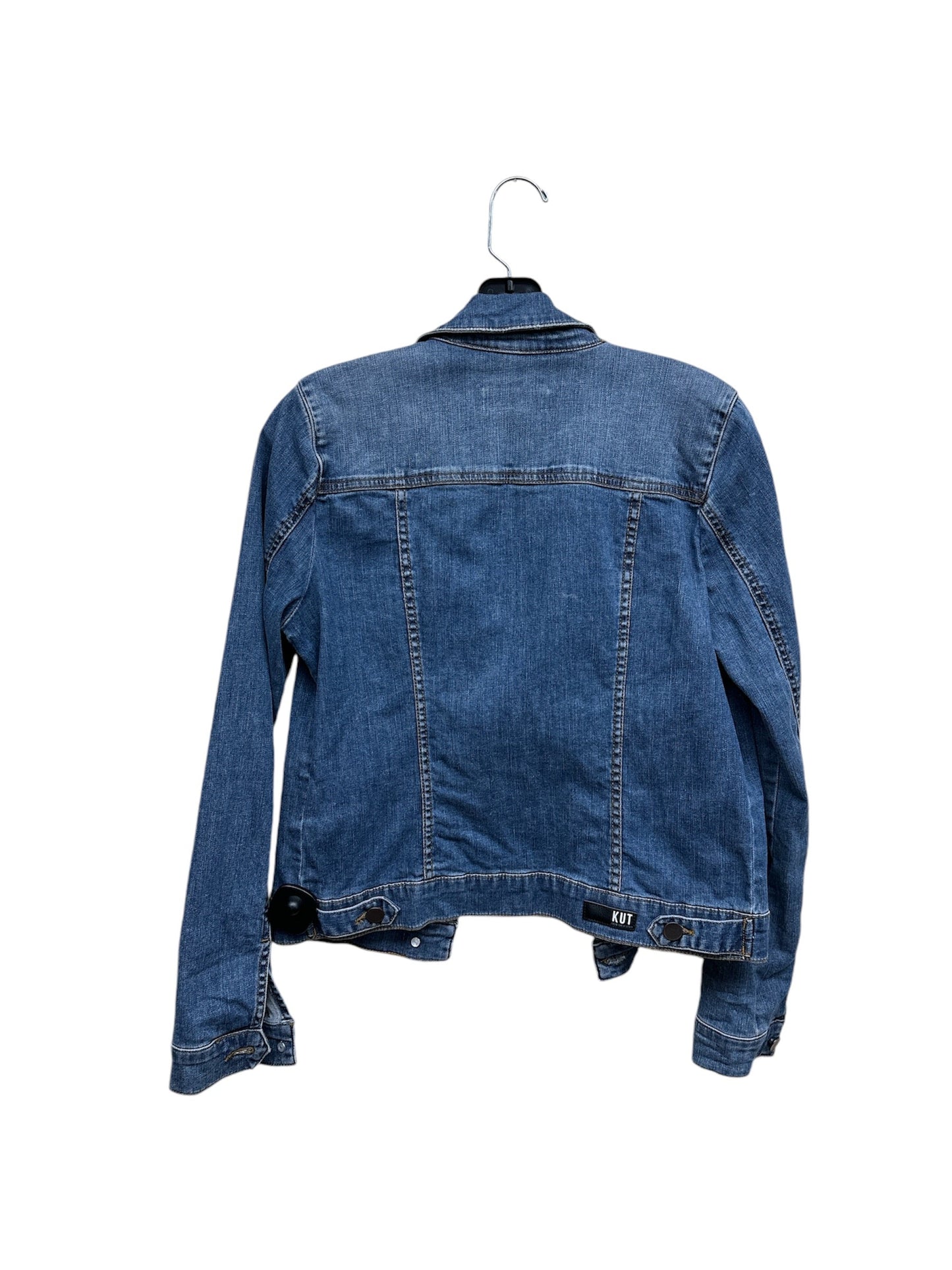 Jacket Denim By Kut In Blue Denim, Size: S