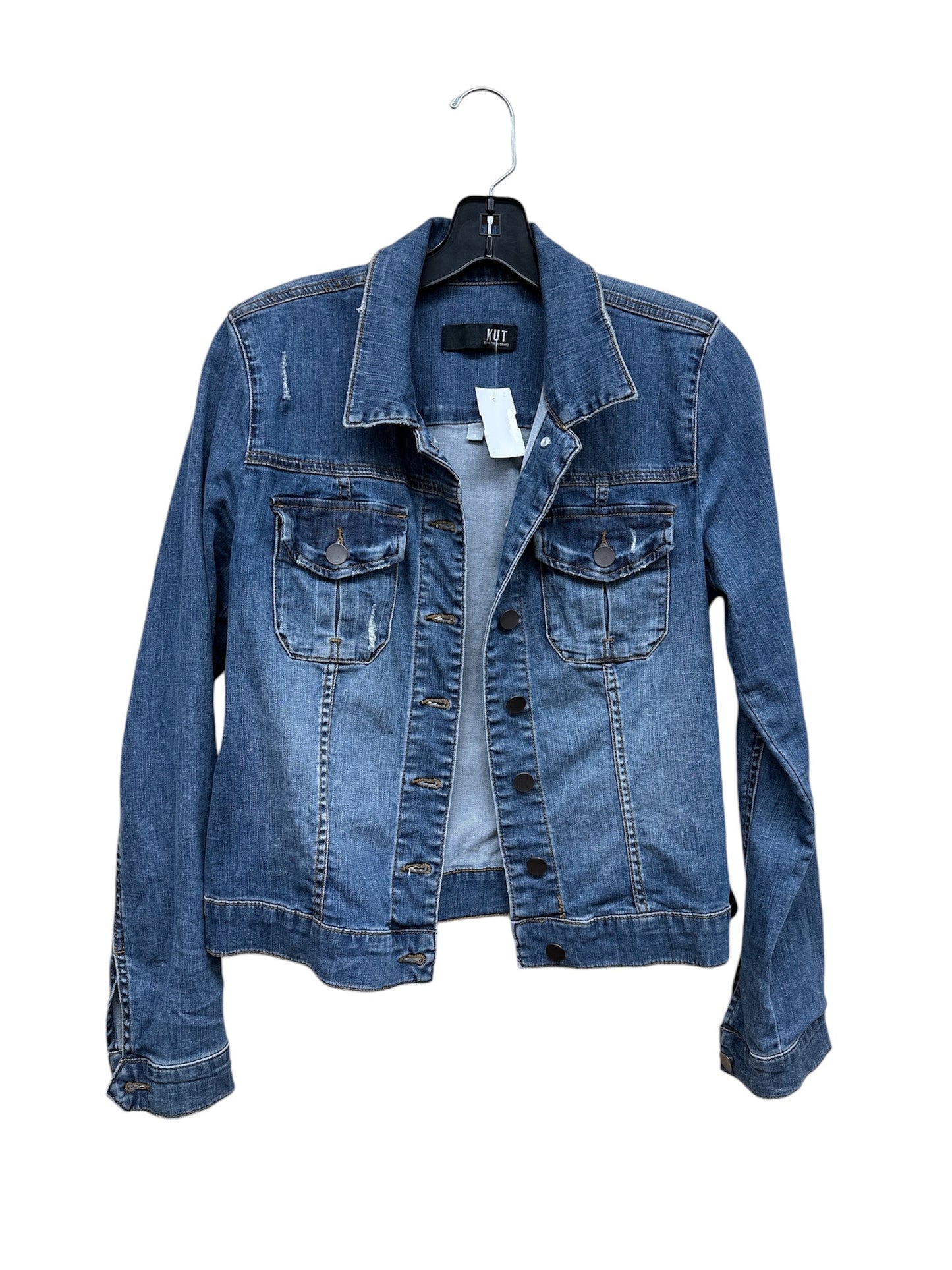 Jacket Denim By Kut In Blue Denim, Size: S