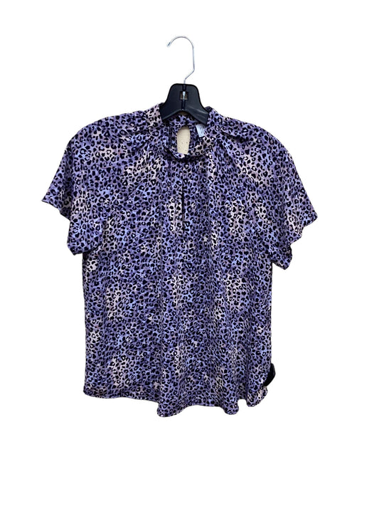 Top Short Sleeve By Peyton Jensen In Animal Print, Size: Xs