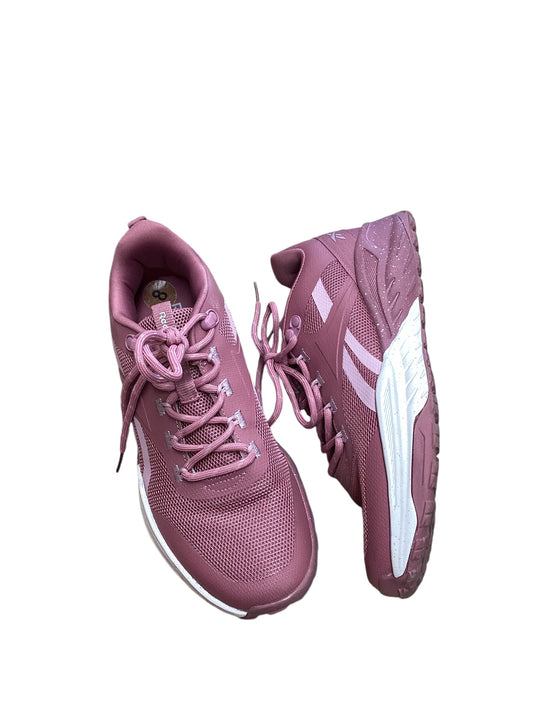 Shoes Athletic By Reebok In Pink, Size: 8