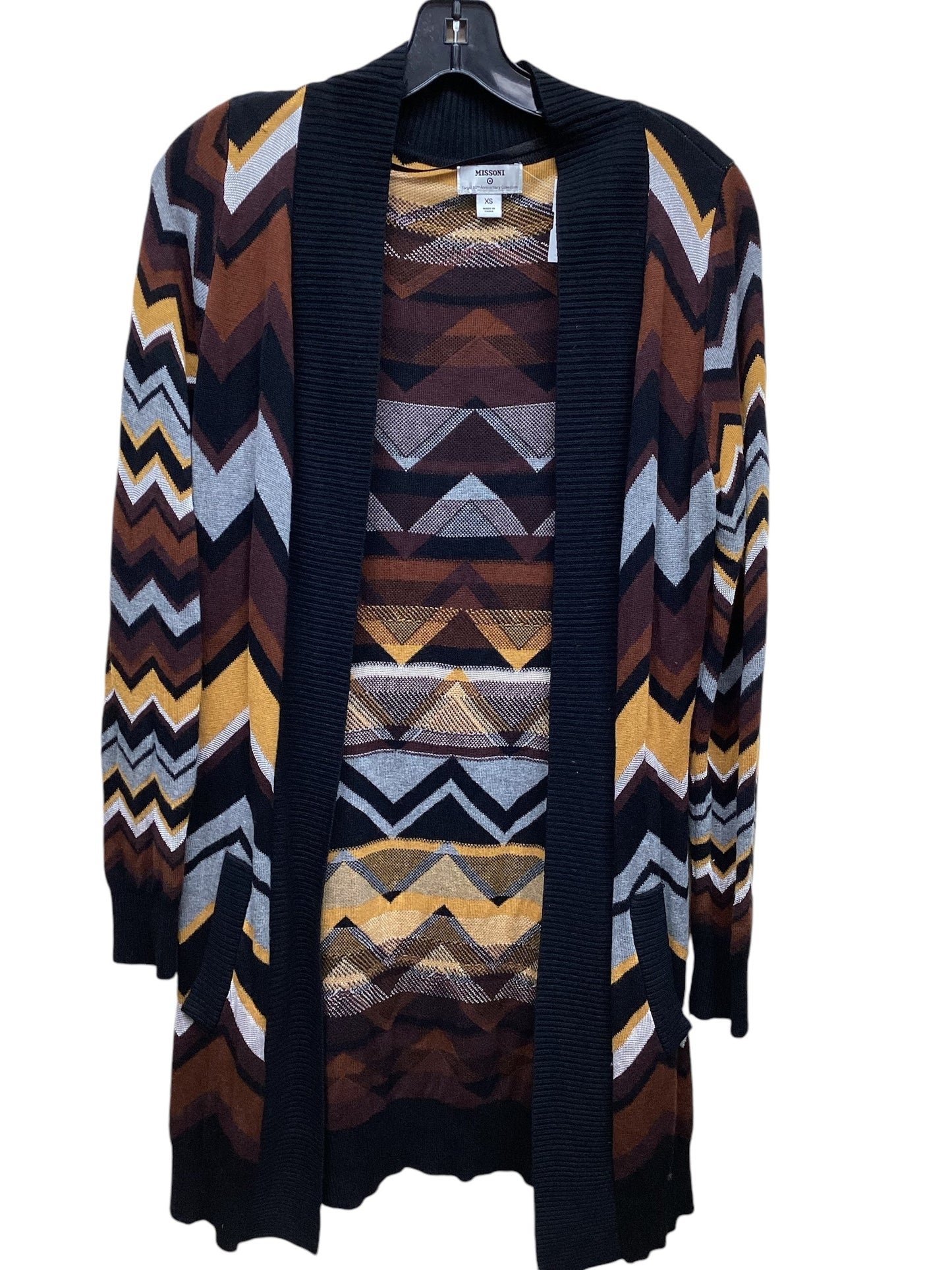 Sweater Cardigan By Missoni In Multi-colored, Size: Xs