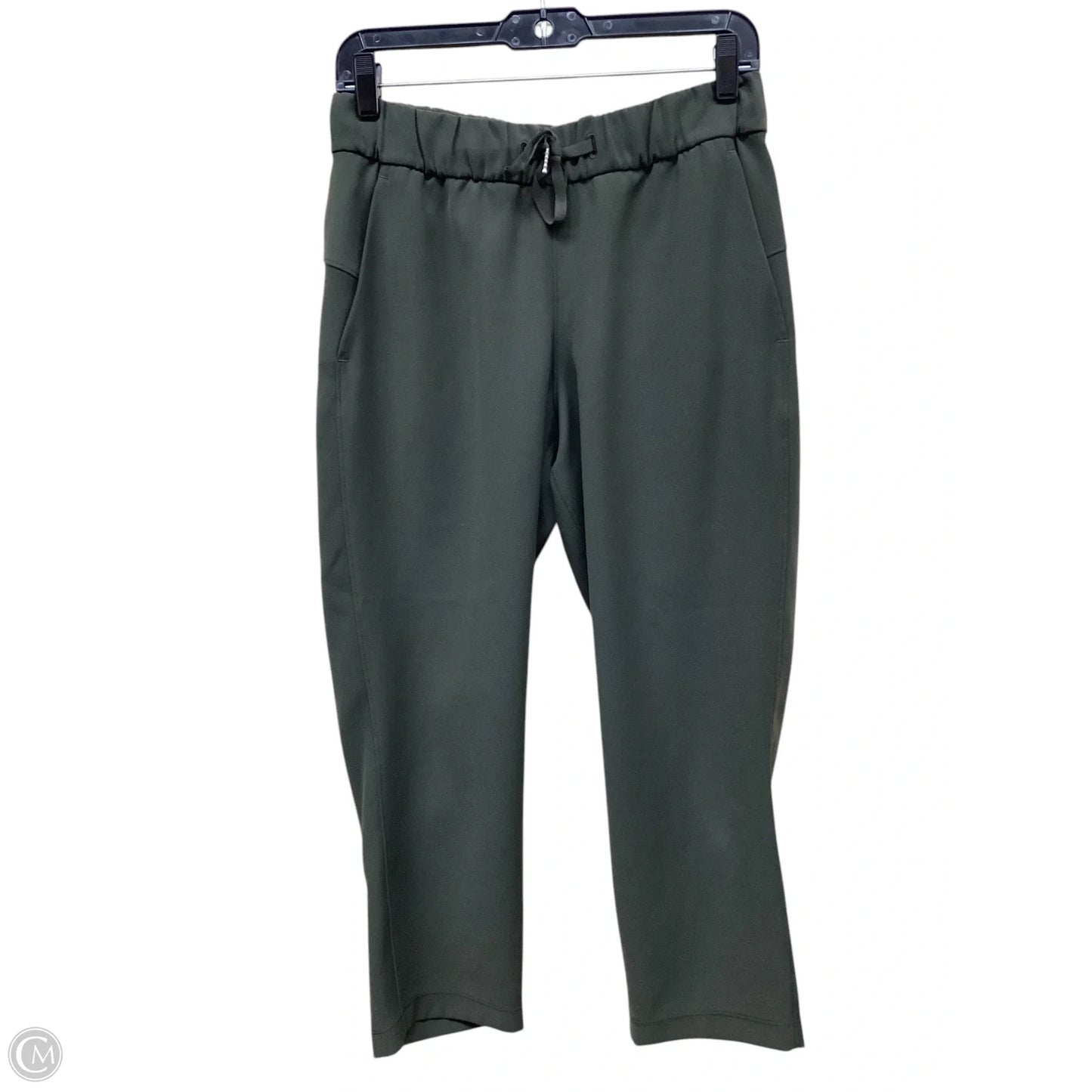 Athletic Capris By Lululemon In Green, Size: 6