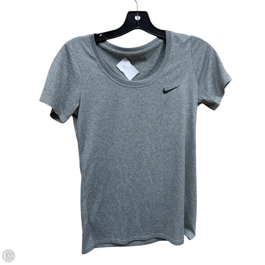 Athletic Top Short Sleeve By Nike Apparel In Grey, Size: Xs
