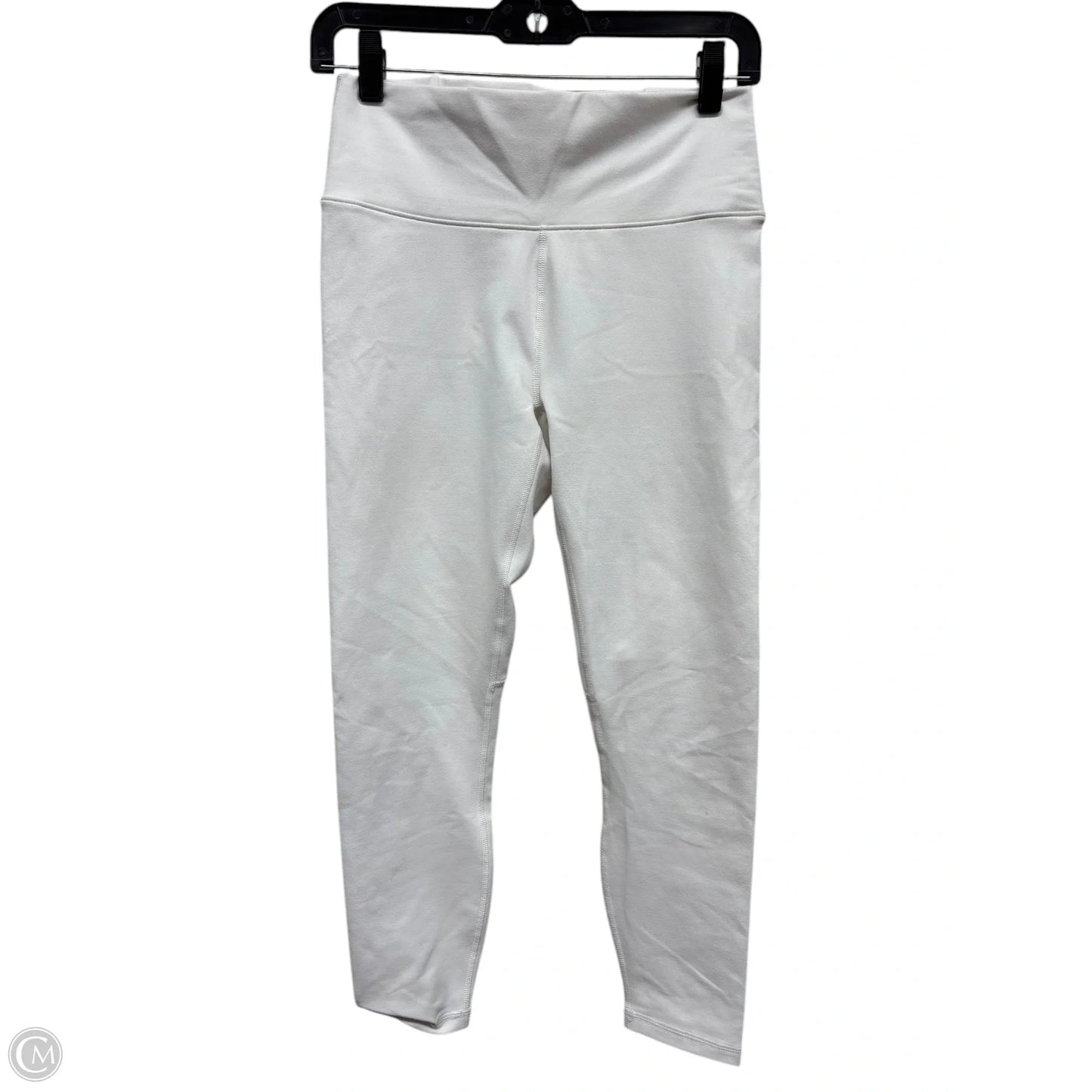 Athletic Leggings By Fabletics In Cream, Size: M