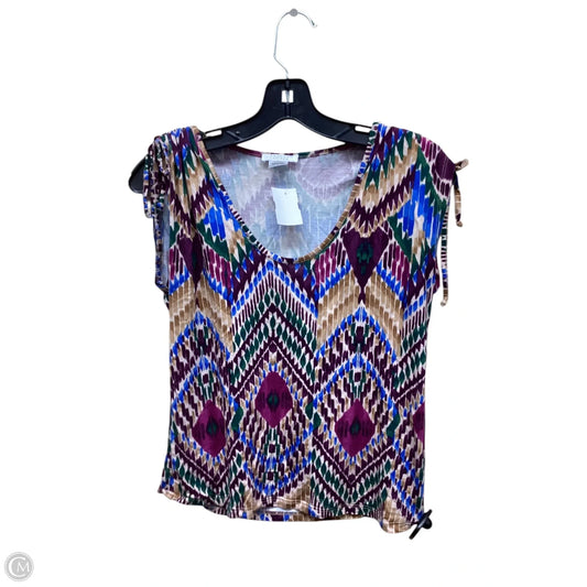 Top Sleeveless By Venus In Multi-colored, Size: S