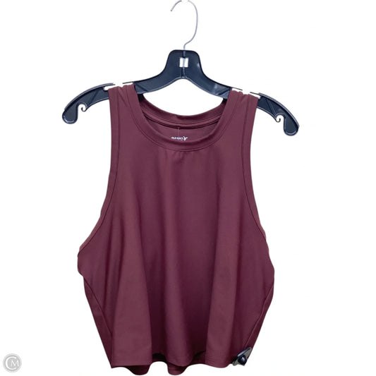 Athletic Tank Top By Old Navy In Red, Size: Xl