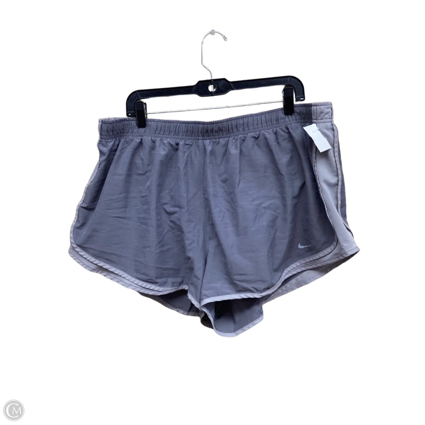 Athletic Shorts By Nike Apparel In Grey, Size: 2x