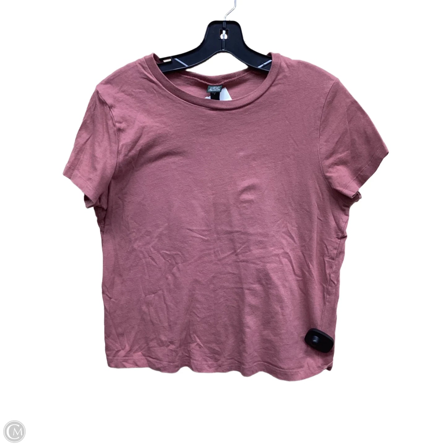 Top Short Sleeve By Wild Fable In Pink, Size: M
