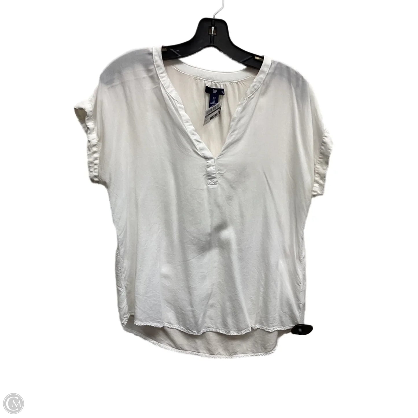 Top Short Sleeve By H&m In White, Size: S