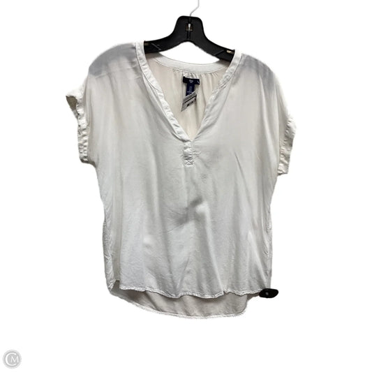 Top Short Sleeve By H&m In White, Size: S