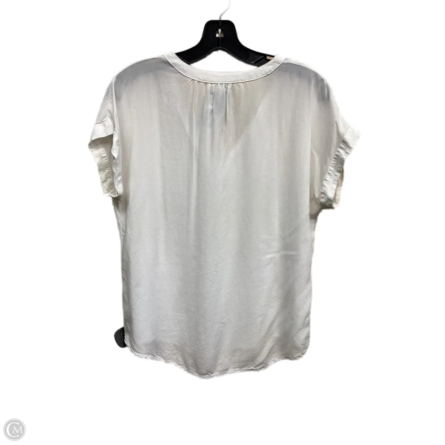 Top Short Sleeve By H&m In White, Size: S