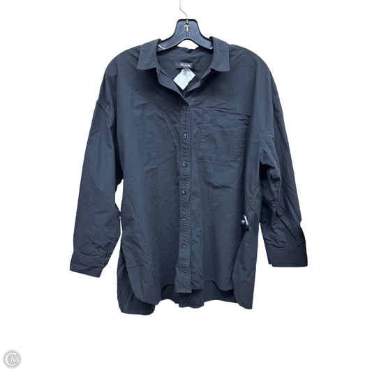 Top Long Sleeve By Madewell In Black, Size: M