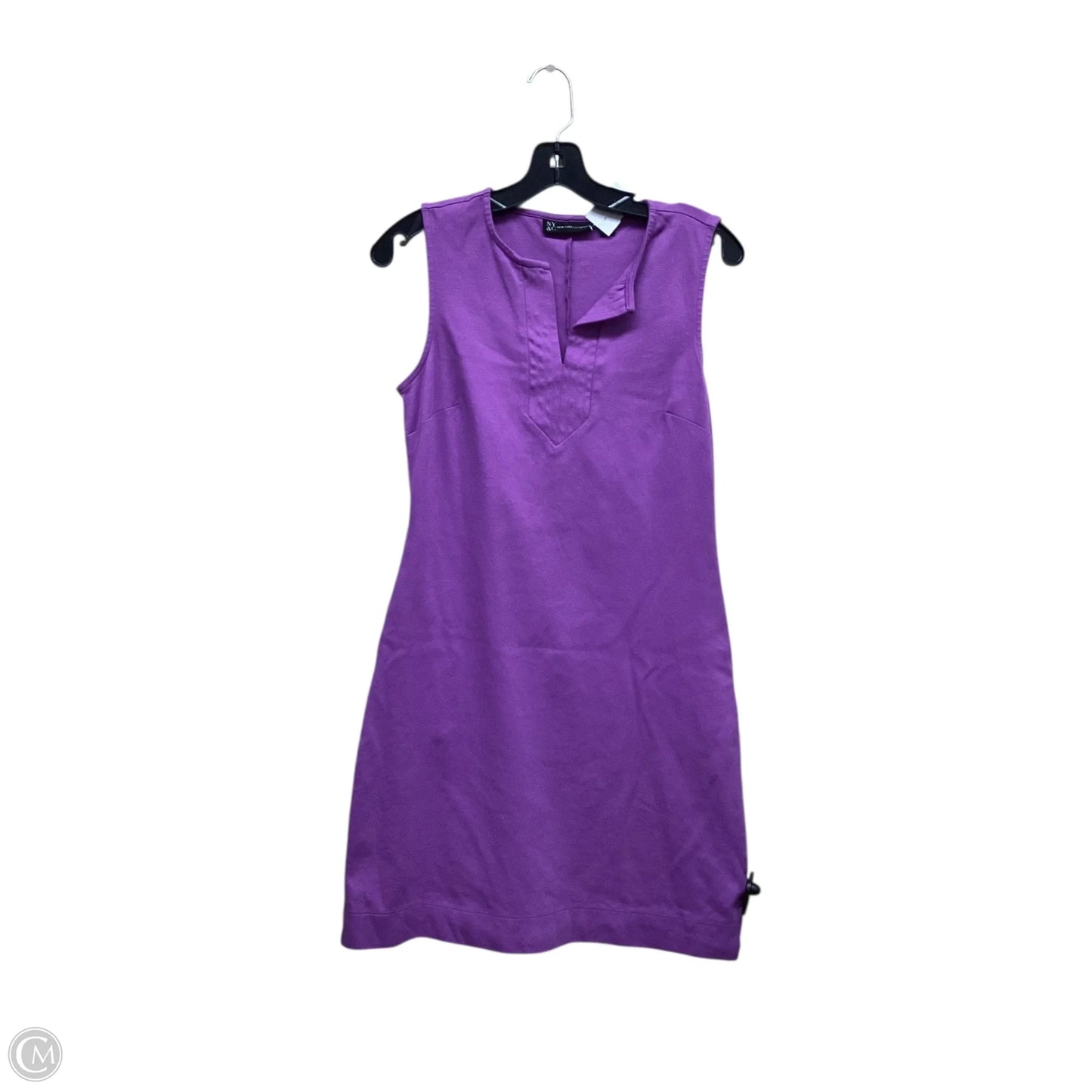 Dress Casual Short By New York And Co In Purple, Size: S