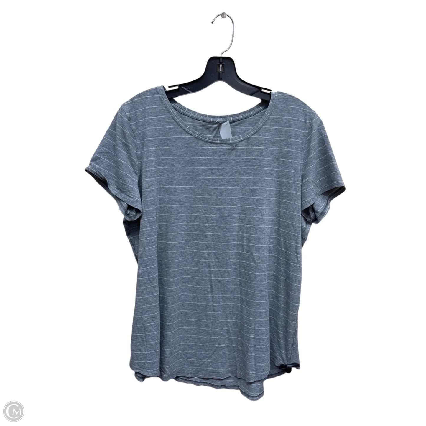Athletic Top Short Sleeve By Lululemon In Grey