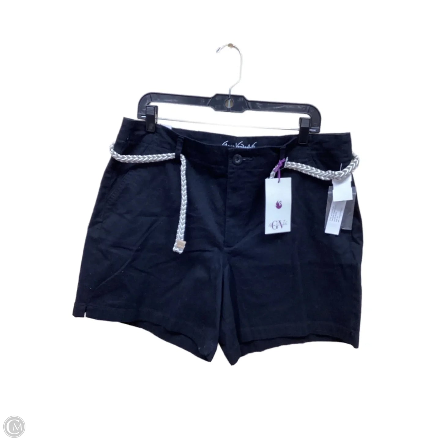 Shorts By Gloria Vanderbilt In Black, Size: 16