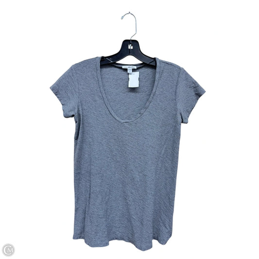 Top Short Sleeve By James Perse In Grey, Size: 2